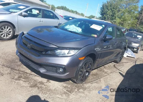 2019 Honda Civic Sport from USA, damaged, VIN 2HGFC2F83KH529906